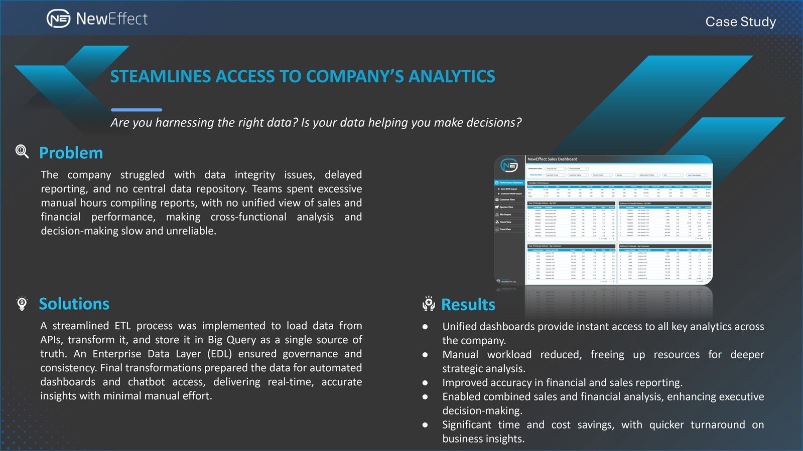 Better Decisions Through Data case study preview